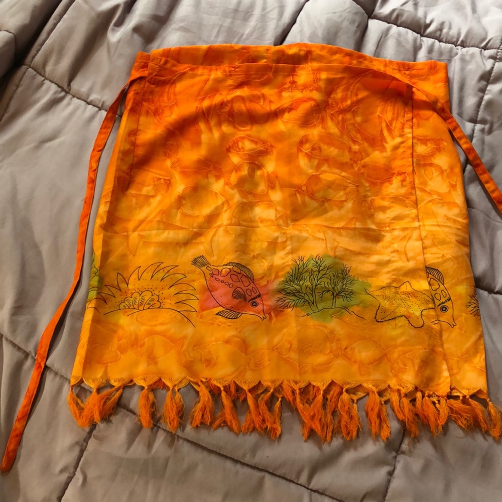 Jamaican Beach wrap skirt